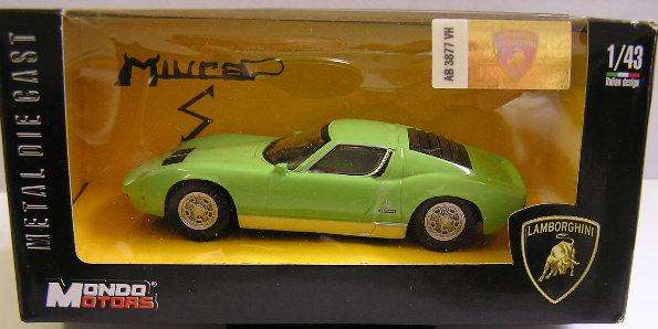 Mondo Motors Diecast Model Car Lamborghini Miura S 1/43 scale new in pack