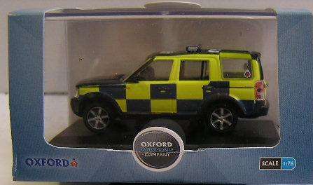 Oxford Diecast Model Car LRD001 Land Rover Discovery "Essex Police" 1/76 OO railway scale new