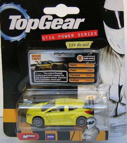 Mondo Motors Diecast Model Car Topgear Renault Megane Trophy 1/64 scale new in pack