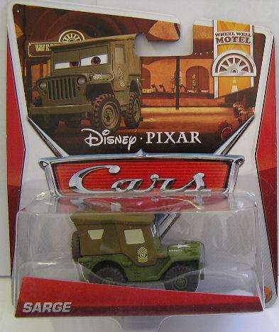 Disney Pixar Diecast Model Car Cars 2 Movie Film WGP Series Sarge Military 2012 new in pack