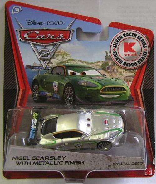 Disney Pixar Diecast Model Car Cars 2 Movie Film WGP Series Nigel Gearsley metallic finish 2012 new