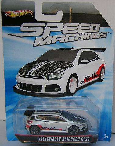 Hotwheels Diecast Model Car Speed Machines Volkswagen VW Scirocco GT 24 2011 on card new in pack