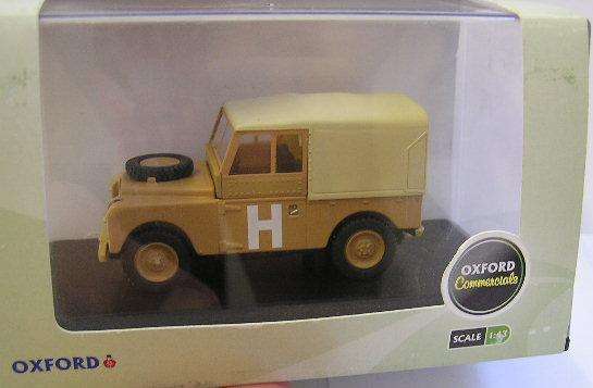 Oxford Diecast Model Car LAN188002 Land Rover 88" inch Military soft top "H" 1/43 scale new in pack