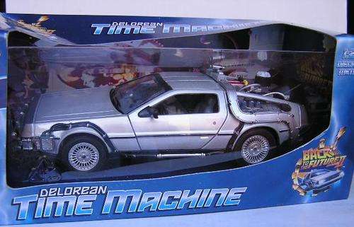 Welly Diecast Model Car Movie Film Back to the Future 2 II Delorean Time Machine 1/24 scale new