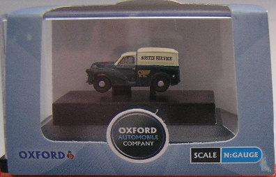 Oxford Diecast Model Car NMM042 Morris Minor Van "Austin Service" 1/144 N railway scale new in pack