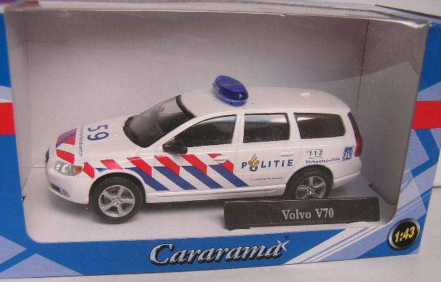 Cararama Diecast Model Car Volvo V70 V 70 Stationwagon Traffic Police 1/43 scale new in pack