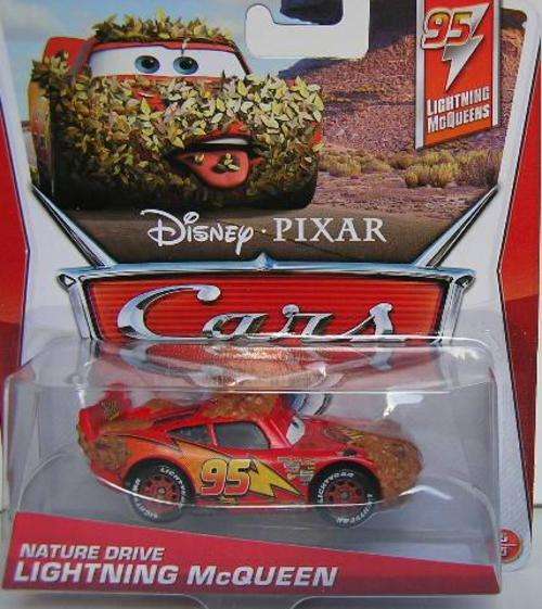 Mattel Disney Pixar Movie Film Cars 2 Diecast Model Car WGP Series Lightning McQueen 95 Nature drive