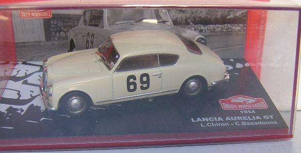 Rally Monte Carlo Diecast Model Car Collection Lancia Aurelia GT No 60 1954 Chiron 1/43 scale new
