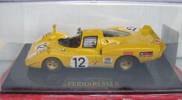 Ferrari Diecast Model Car Collection 512 S No 12 "Firestone" 1/43 scale new in pack