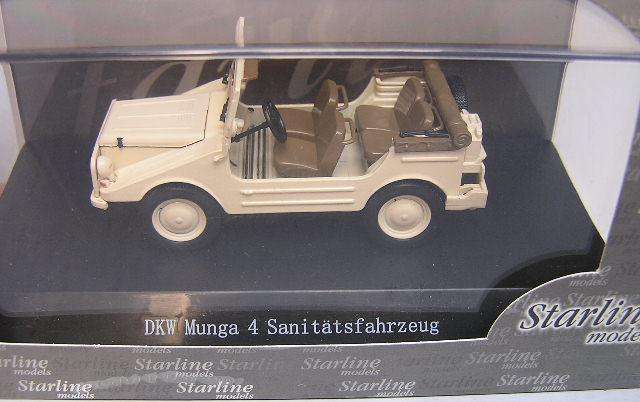 Starline Diecast Model Car DKW Munga 4 Open Ambulance 1/43 scale new in pack