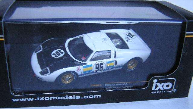 IXO Diecast Model Car GTM074 Ford GT MK2 II No 96 24 Hour Daytona 1966 Mclaren 1/43 scale new in pac