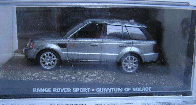 James Bond Diecast Model Car Collection Range Rover Sport Movie Film Quantum of Solace 1/43 scale