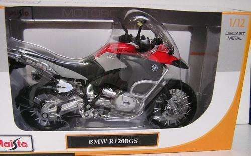 Maisto Diecast Model Motorbike Bike BMW R 1200 GS 1/12 scale new in pack