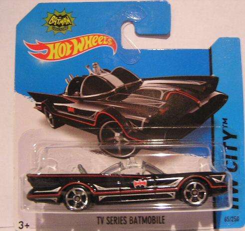 Hot Wheels Diecast Model Car 2014 No 65 Movie Film TV Series Batman Batmobile 1/64 scale new in pack