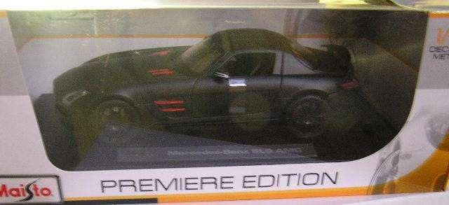 Maisto Premiere Edition Diecast Model Car 36196 Mercedes Benz SLS AMG 2010 1/18 scale new in pack