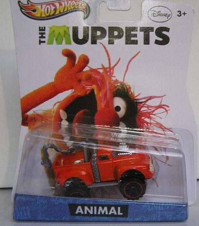 Hotwheels Hot Wheels Diecast Model Car TV Disney Muppets Animal 2012 on card new in pack