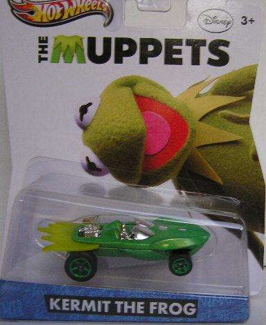 Hotwheels Hot Wheels Diecast Model Car TV Disney Muppets Kermit the Frog 2012 on card new in pack