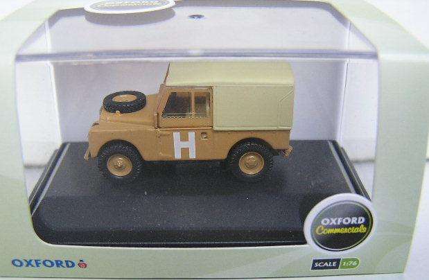 Oxford Diecast Model Car LAN188002 Land Rover 88 " inch Military "H" 1/76 OO railway scale new