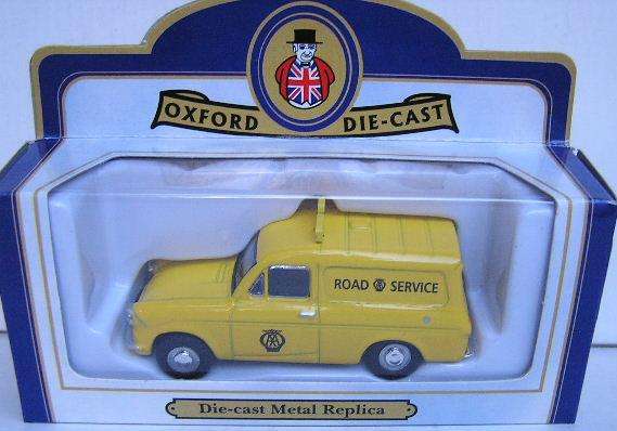 Oxford Diecast Model Car Ford Anglia Van "AA" 1/43 scale new in pack