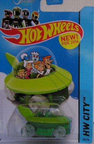 Hotwheels Hot Wheels Diecast Model Car TV First Edition 2014 90 / 250 Jetsons Capsule Car new in pac