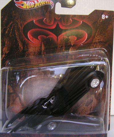 Hotwheels Hot Wheels Diecast Model Car Batman Movie Film Batman & Robin Batmobile 2011 on card new