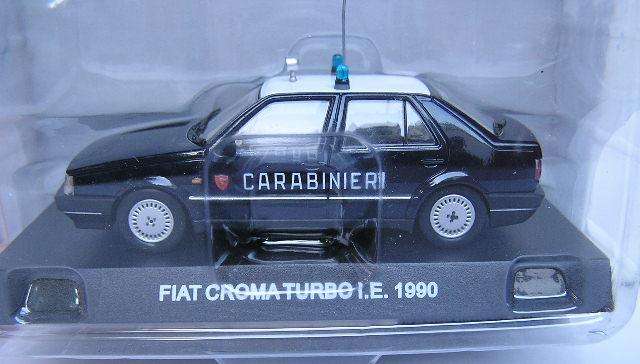 Deagostini Italian Military Police Diecast Model Car Collection Fiat Croma Turbo IE 1990 "Carabinier