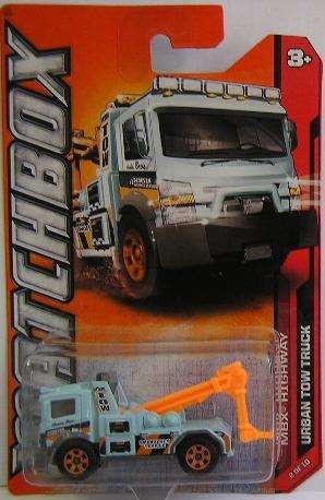 Matchbox Diecast Model Car No 82 Urban Tow Truck "Emergency Vehicle" 2011 on card new in pack