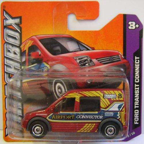 Matchbox Diecast Model Car No 3 / 120 Ford Transit Van "Airport Connector" 2011 on card new in pack