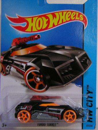 Hotwheels Hot Wheels Diecast Model 2013 57 / 250 Turbo Turret 1/64 scale new in pack