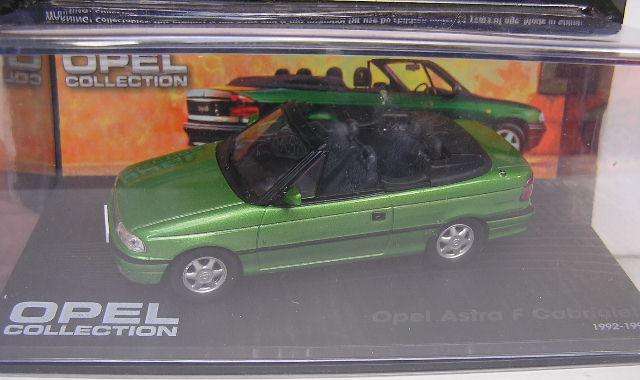 Opel Diecast Model Car Collection Astra F Cabrio 1992 - 1998 1/43 scale new in pack