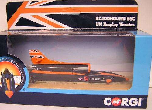 Corgi Diecast Model Car TY81001 Bloodhound SSC Jet Rocket Landspeed Record UK Display Version new