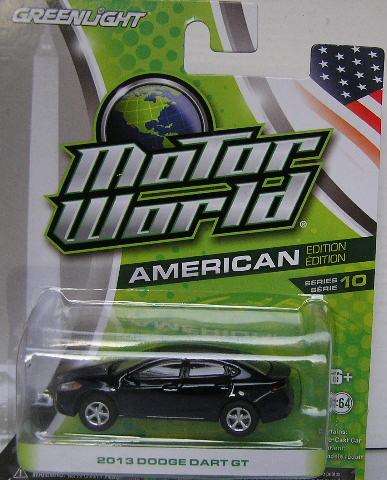 Greenlight Diecast Model Car Motor World Dodge Dart GT 2013 1/64 scale new in pack