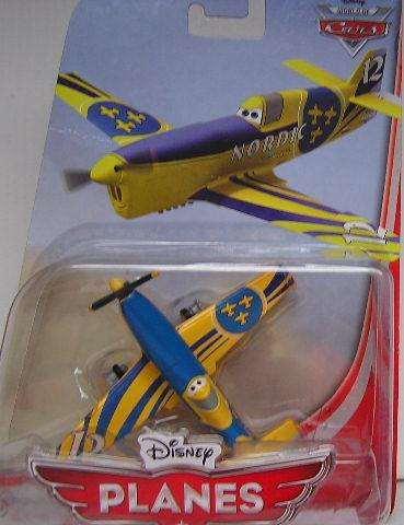 Mattel Disney Pixar Movie Film Planes Diecast Model Gunnar Viking No 12 2013 on card new in pack