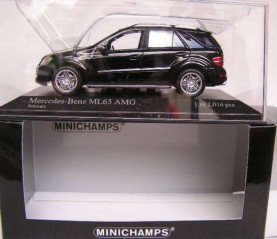 Minichamps Diecast Model Car Mercedes Benz ML63 ML 63 AMG 2008 Limited Edition 1/43 scale new in pac