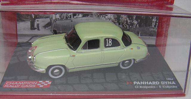 Champion Rally Cars Collection Diecast Model Car Panhard Dyna 1954 No 18 1/43 scale new in pack