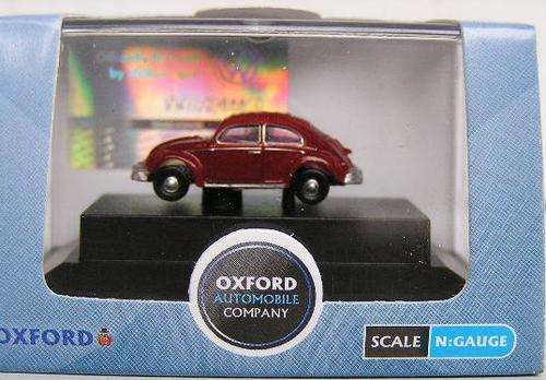 Oxford Diecast Model Car NVWB002 VW Volkswagen Beetle 1/144 N railway scale new in pack