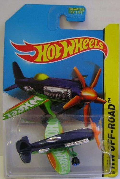 Hotwheels Hot Wheels Diecast Model Car 2014 124 / 250 Mad Propz Plane new in pack