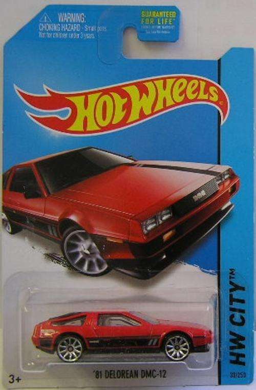 Hotwheels Hot Wheels Diecast Model Car 2014 33 / 250 Delorean DMC 12 1981 1/64 scale new in pack