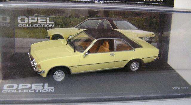 Opel Diecast Model Car Collection Commodore B GS 1972-1977 1/43 scale new in pack