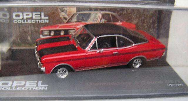 Opel Diecast Model Car Collection Commodore A Coupe GS 1970-1971 1/43 scale new in pack