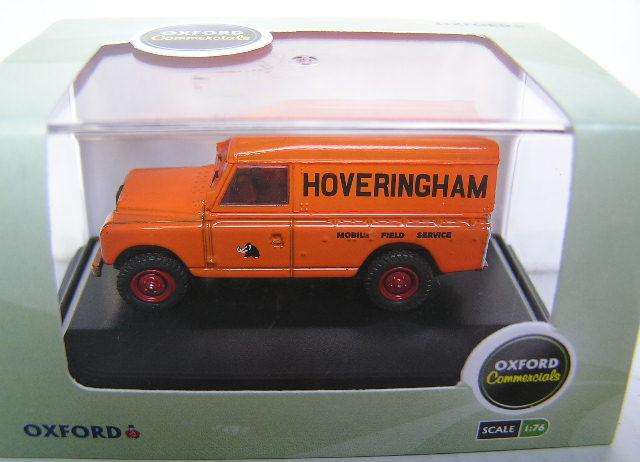 Oxford Diecast Model Car LAN2005 Land Rover Series II 2 Hard Top "Hoveringham" 1/76 OO railway scale