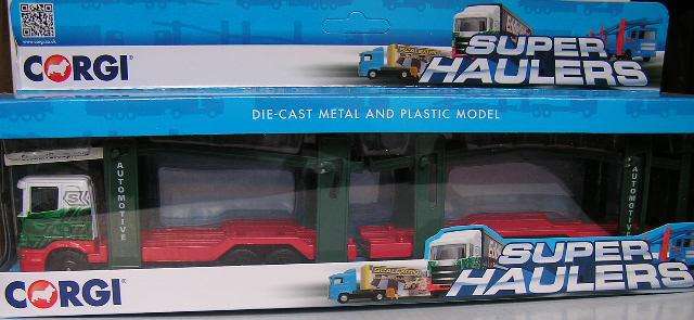 Corgi Diecast Model Truck & trailer Scania Car Transporter "Eddie Stobart" 1/64 scale new in pack