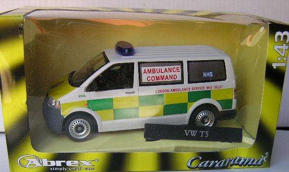 Cararama Hongwell Diecast Model Car VW Volkswagen T5 T 5 Ambulance Command vehicle 1/43 scale new