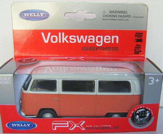 Welly Diecast Model Car VW Volkswagen Kombi Bus T2 1/32 scale new in pack