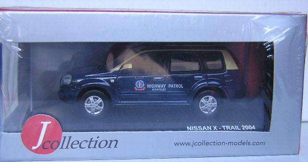 J-Collection JC Diecast Model Car Nissan X Trail 2004 `Kenya Highway Poilce` 1/43 scale new in pack