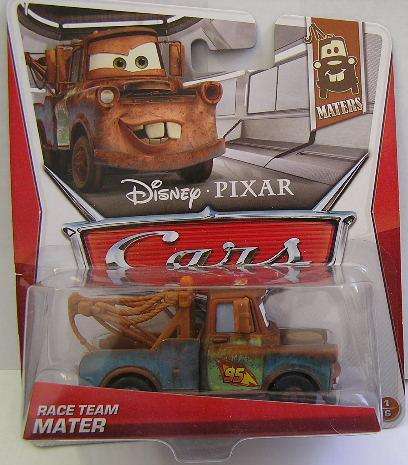 Mattel Disney Pixar Diecast Model Car Cars 2 Movie Film WGP Series Race Team Mater 2012 new in pack