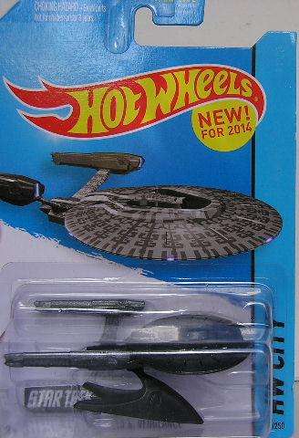Hotwheels Hot Wheels Diecast Model First Ed 2014 75 / 250 Movie Film TV Star Trek USS Vengeance