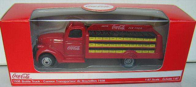 Motor City Diecast Model Truck 1938 Bottle Truck "Coca Cola" 1/87 HO railway scale new in pack