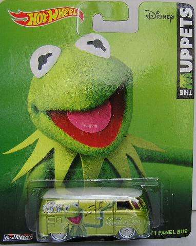 Hotwheels Hot Wheels Diecast Model Car Disney Muppets TV VW Volkswagen T1 Panel Bus 1/64 scale new