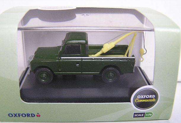 Oxford Diecast Model Car LAN2009 Land Rover Series II 2 Tow Truck Recovery 1/76 OO railway scale new